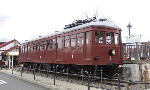 富士山麓電気鉄道が開業時に導入したモ1形電車。【撮影：草町義和】